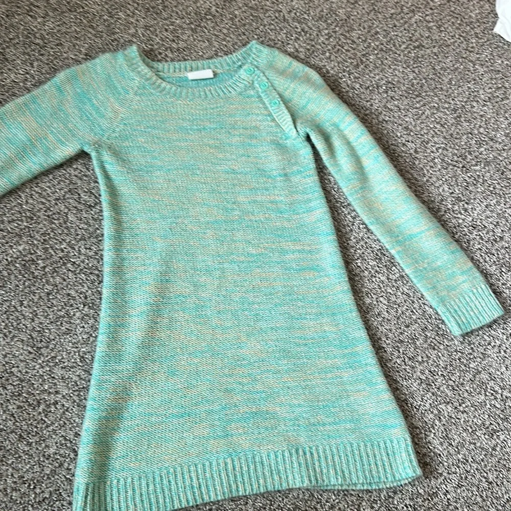 GAP Kids Blue and Teal Dress Set size 7/8